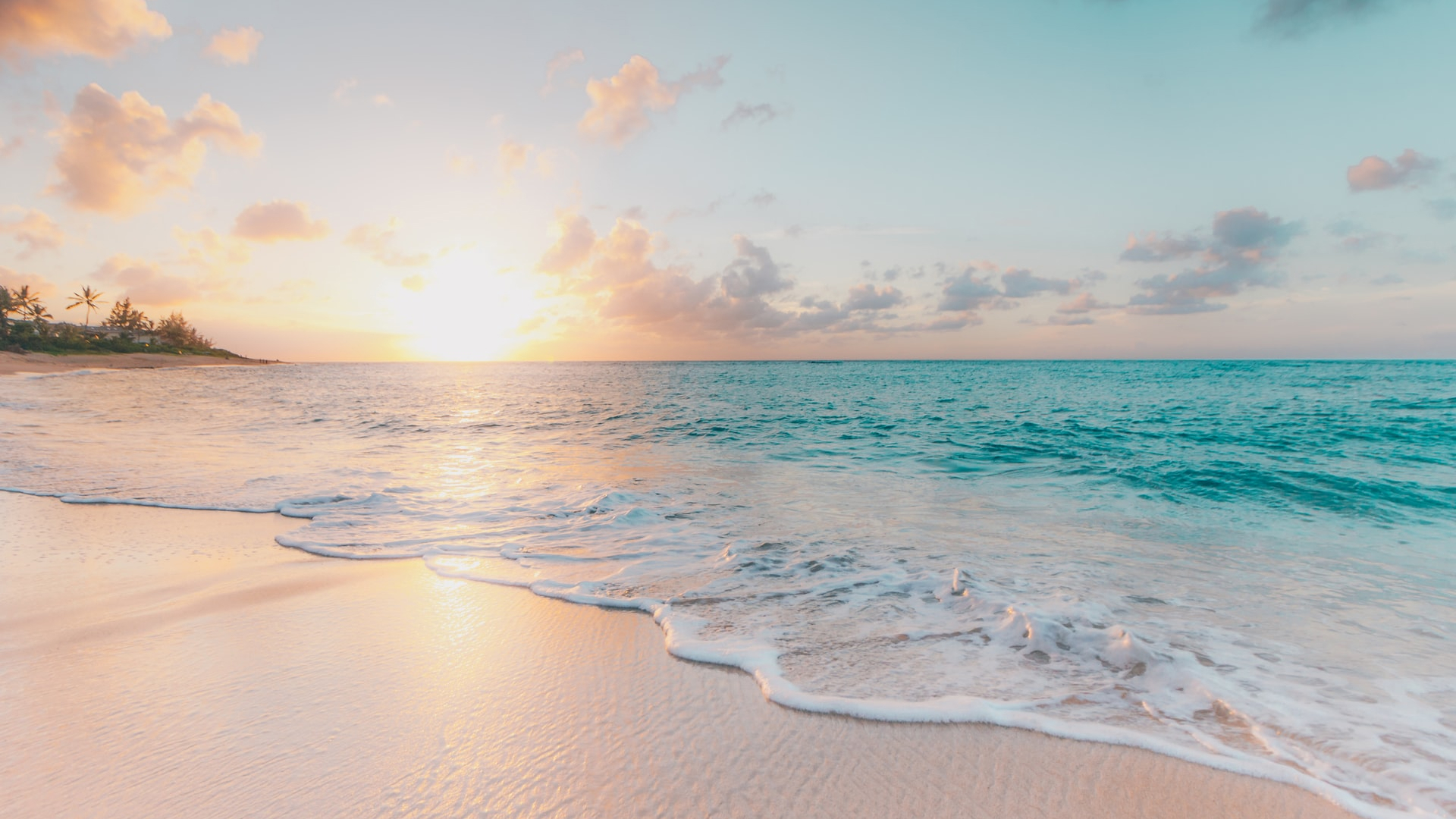 Beach During Golden Hour at Oahu