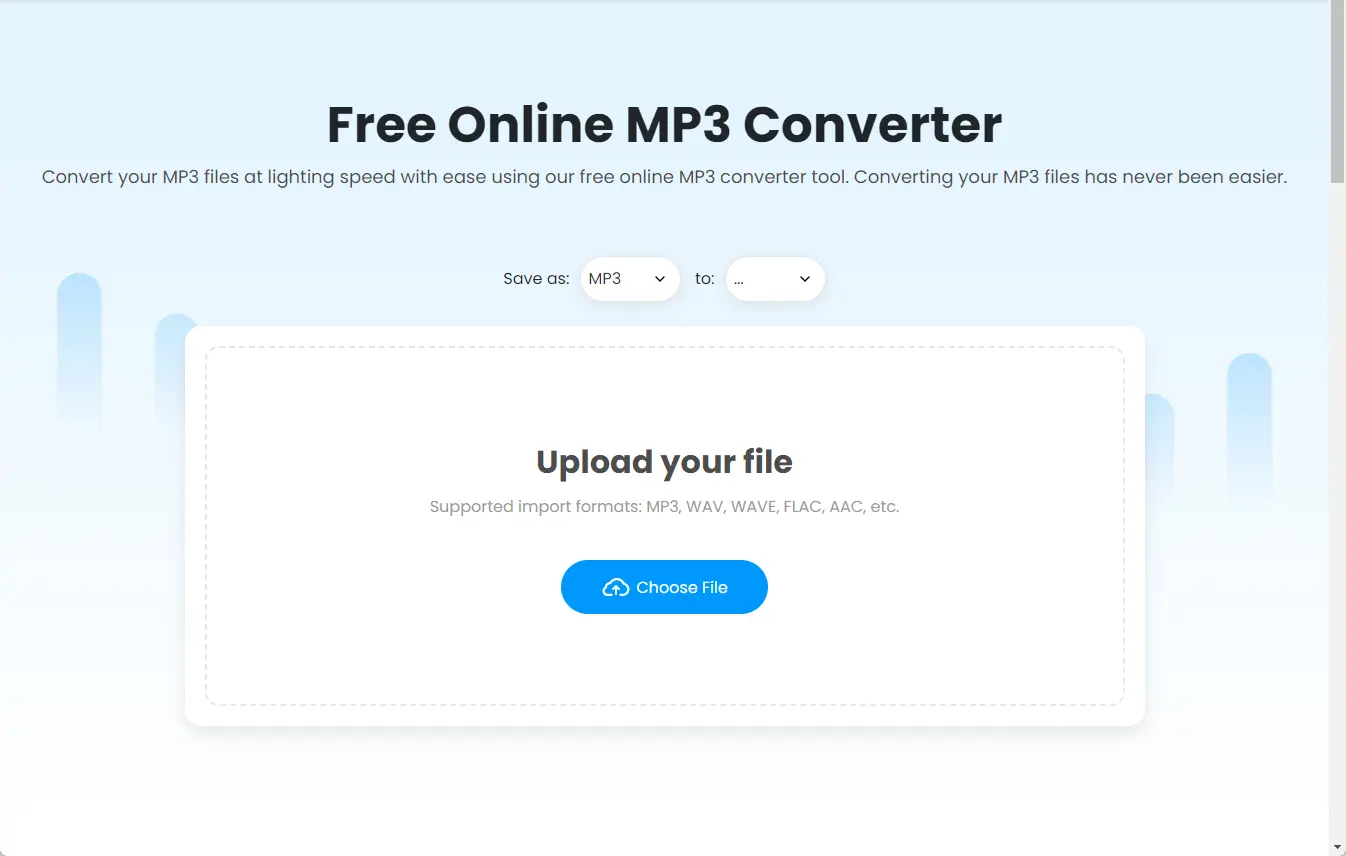 MP3 Converter - Free & Online, No Account Required