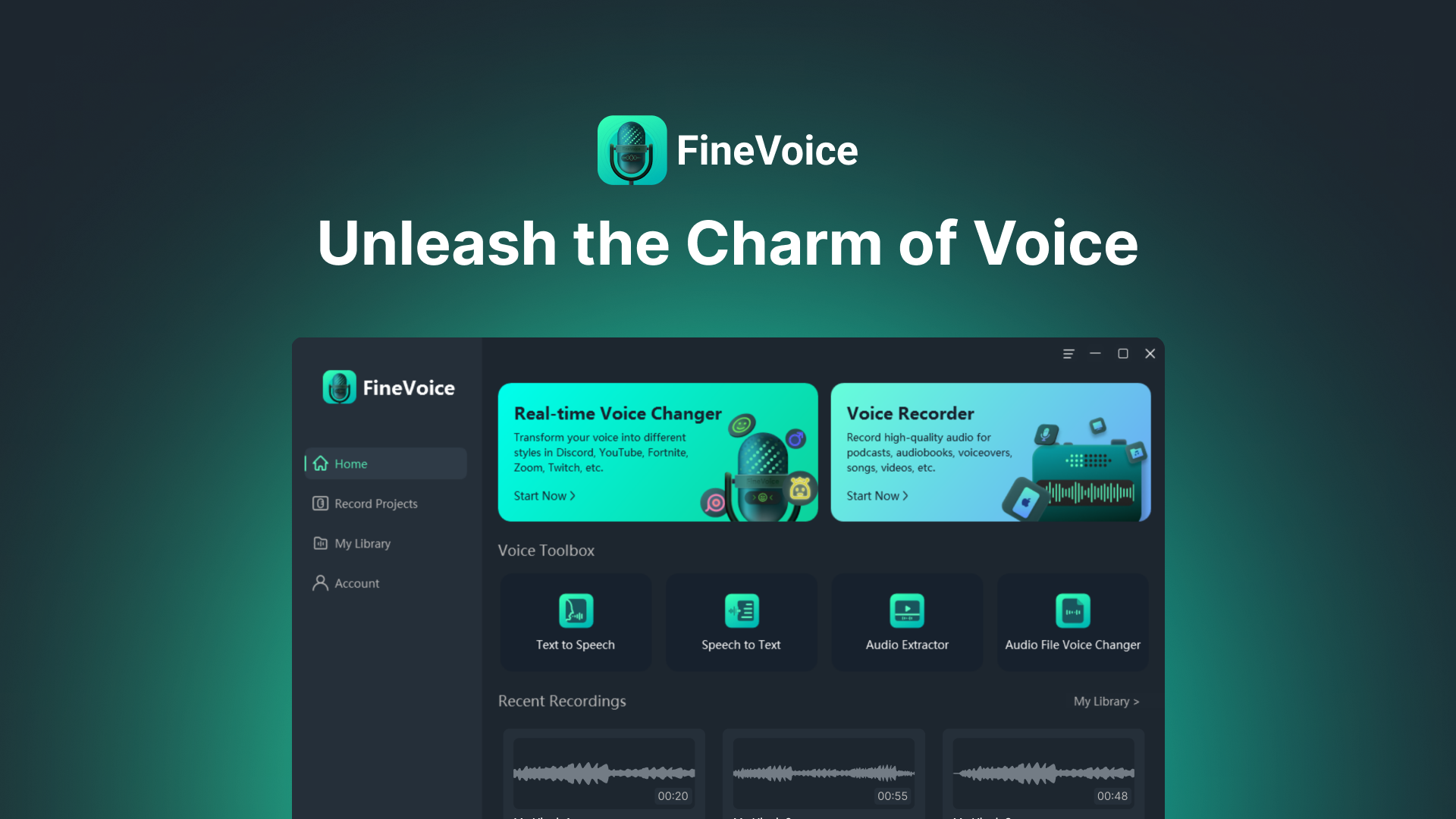 FineShare FineVoice screenshot