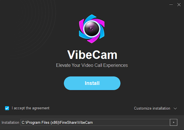 Install VibeCam for Windows