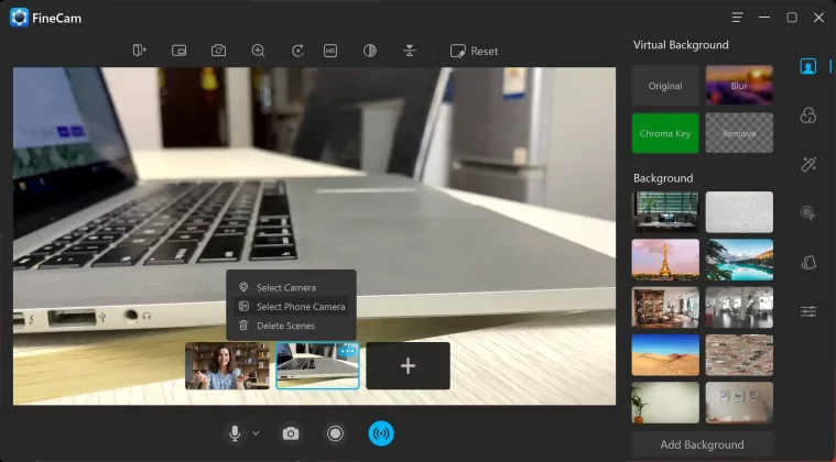 Add Multi Cameras - FineCam