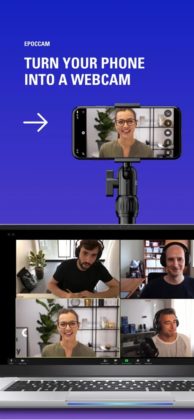 Webcam Software Turns Phone to Webcam - EpocCam