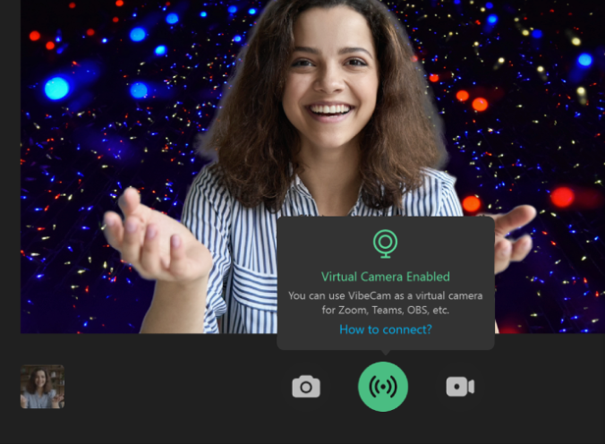 Enable Virtual Camera on VibeCam