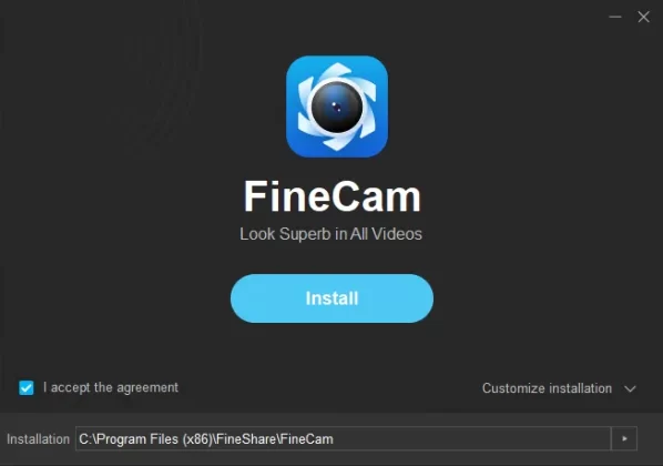 Install FineCam for Windows