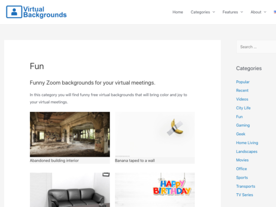 virtualbackgrouds.site Fun Zoom Backgrounds
