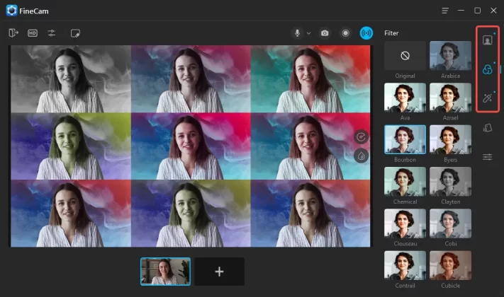 Add Webcam Filters, Effects and Backgrounds - FineCam