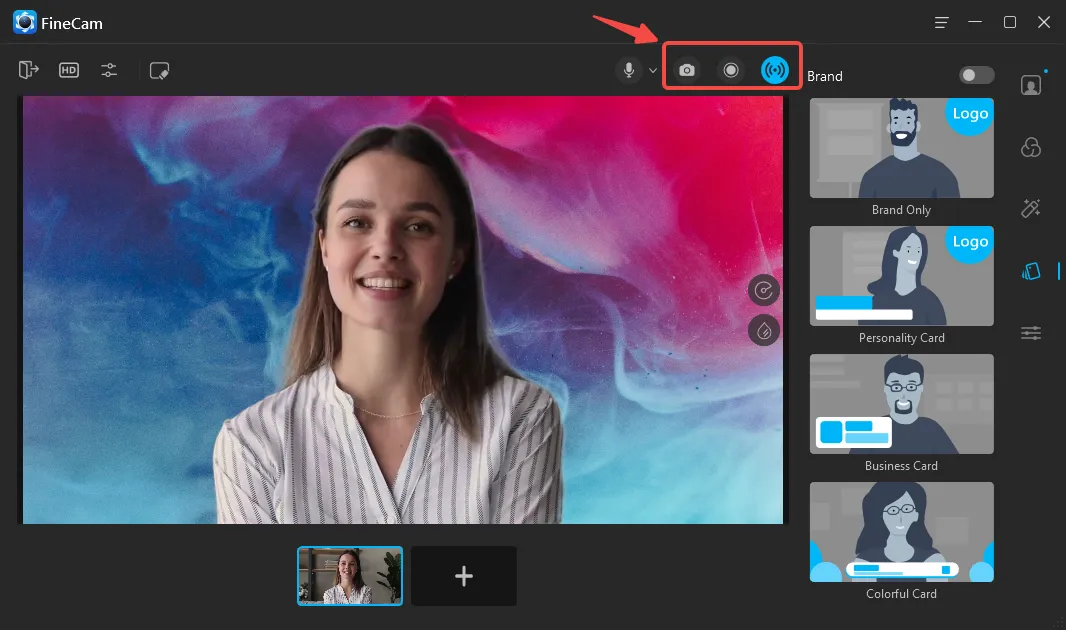 Take Photos, Record Videos, or Enable Virtual Camera - FineCam