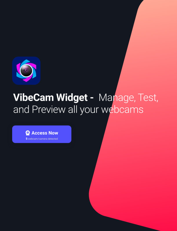 VibeCam Widget Concept 1
