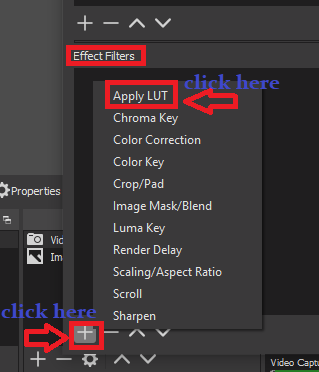 Add Webcam Filters - Apply LUT