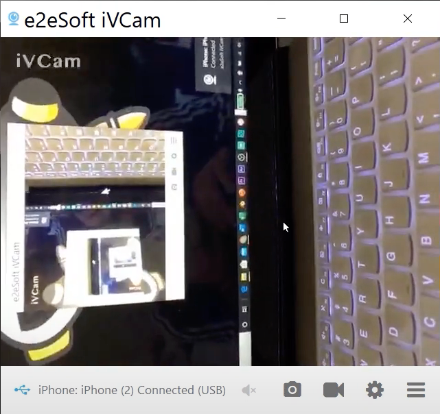 e2eSoft iVCam - Turn Your iPhone into Webcam for Windows Computer