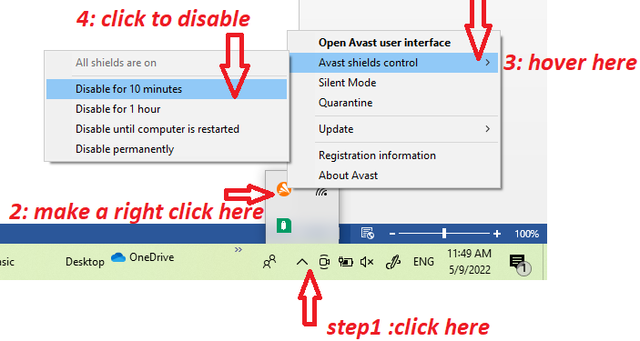 Fix Dell Camera Not Working - Disable Anti-Virus Software