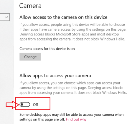 Fix Freezing Webcam - Enable Camera Access