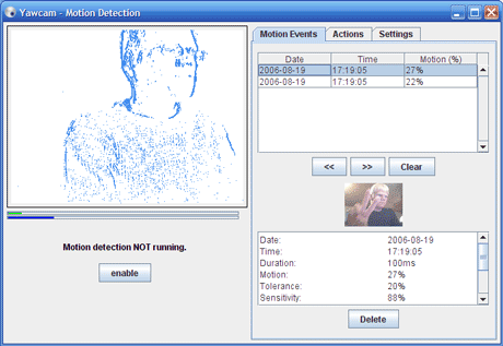 Webcam Recorder for Monitoring Purposes - YawCam