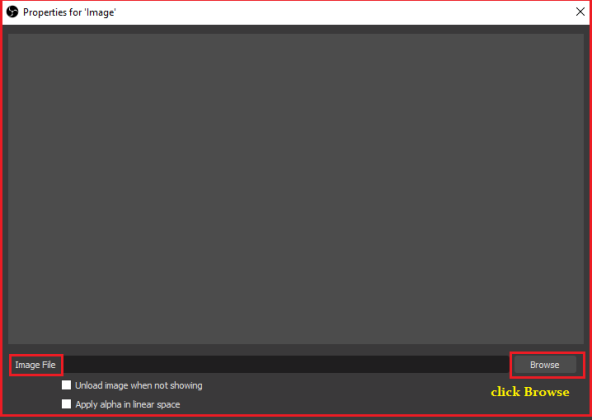 Change OBS Background with an Image -3