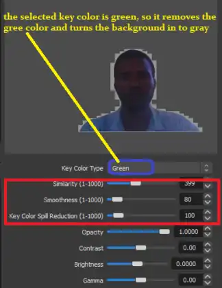 OBS Studio Chroma Key Settings