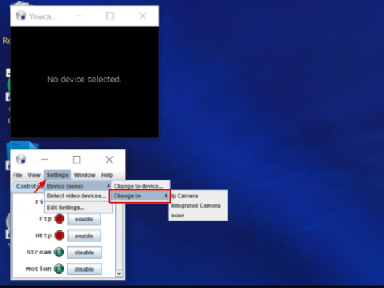 Turn Laptop Webcam into Security Camera Yawcam Step 2