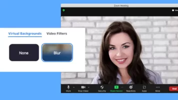 Blur Webcam Background in Zoom Meeting