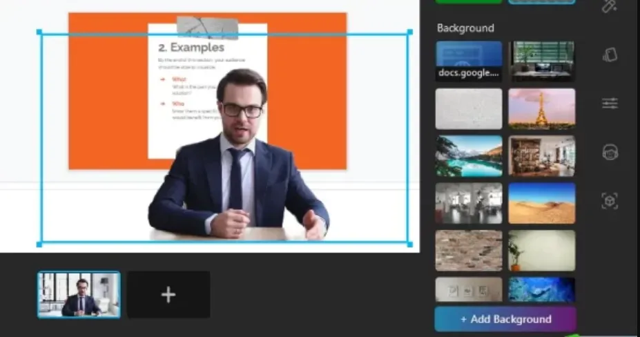 Click Webcam Layer to Adjust Size – FineCam