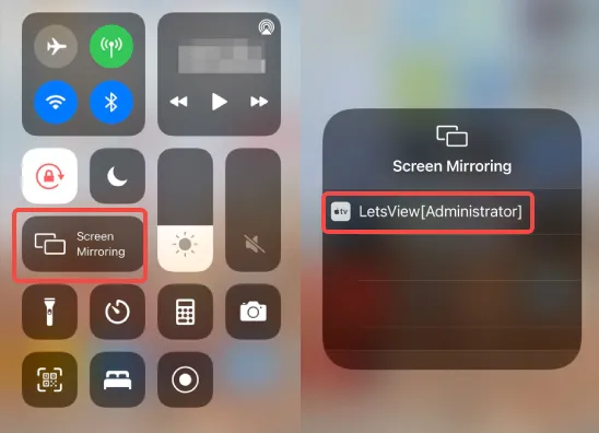 Connect iPhone Screen to PC via LetsView