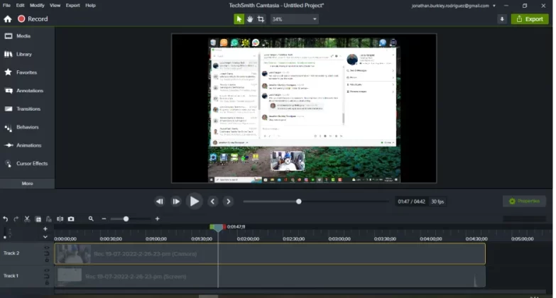 Project Adjust - Camtasia