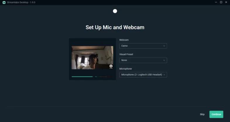 Set up Webcam - Streamlabs