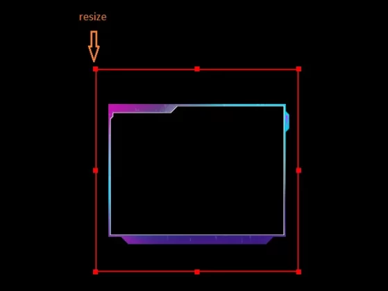 Resize Webcam Border on OBS Studio