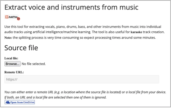 Voice Separator