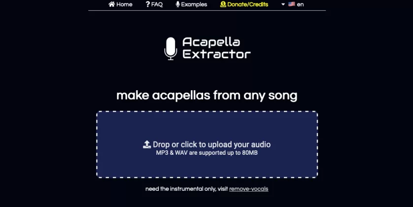 acapella extractor