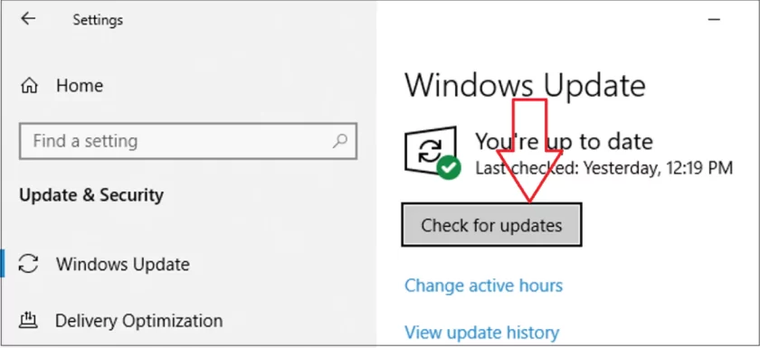 Windows updated