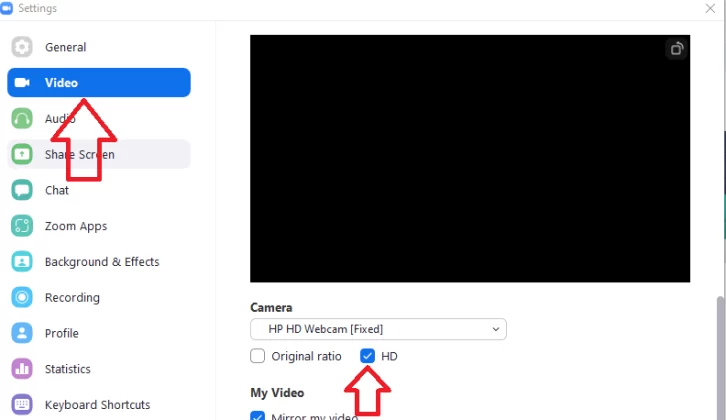 enable HD video