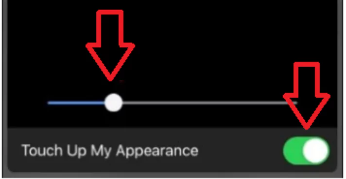 turn on touch my appearance on iOS