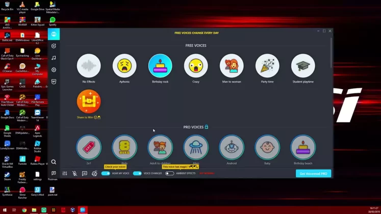 Voicemod voice changer