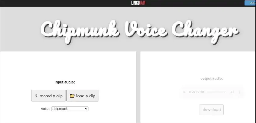 LingoJam voice changer