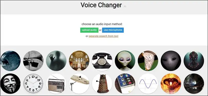 Voice changer.io