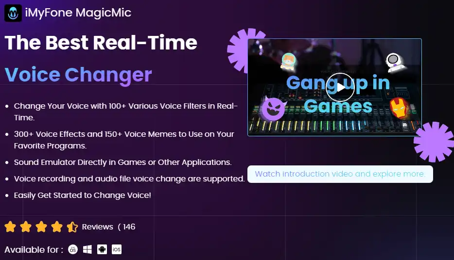 Ghostface voice changer – iMyFone MagicMic