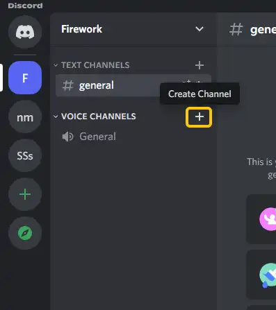 create channels