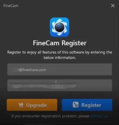 activate FineCam Pro