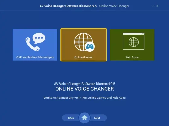 choose Xbox to use AV Voice Changer