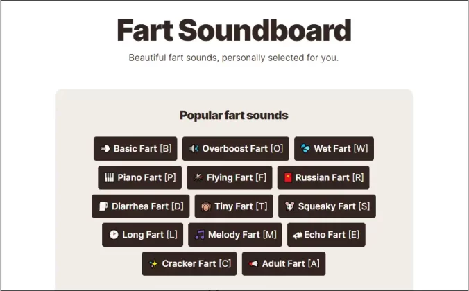Fart Soundboard