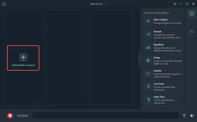 add audio sources