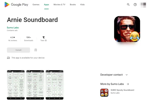 Arnie Soundboard