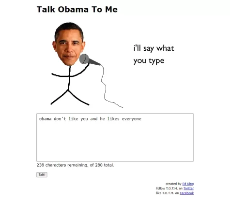 Talk Obama To Me
