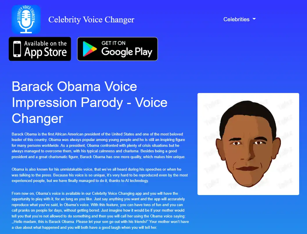 Celebrity Voice Changer