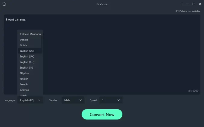 FineVoice Text to Speech