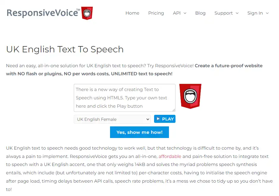 ResponsiveVoice