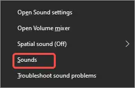 choose Sound