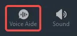 Voice Aide button