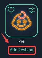 Add keybind button