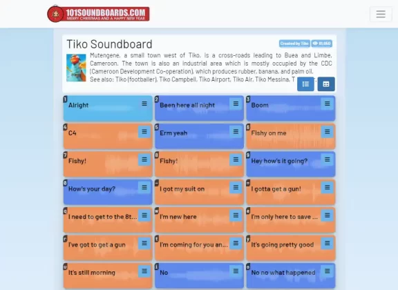 101 Soundboards