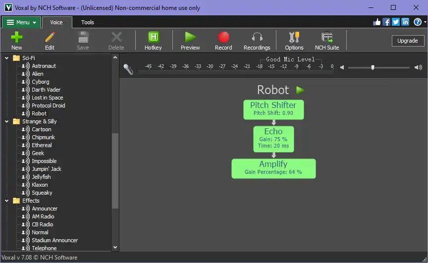 Voxal Voice Changer